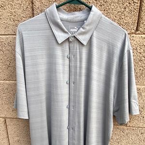 Men's XL Button Up Grey Golf PUMA polo